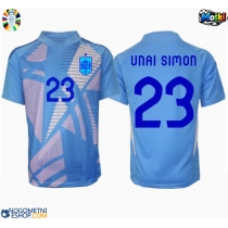 Moški Nogometni dresi Španija Unai Simon #23 Vratar Domači EP 2024 Kratek Rokav